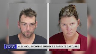 Parents captured after son charged in Oxford school shooting