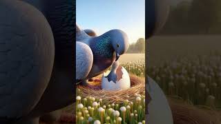 A lovely pigeon story #shorts #ai #pigeon #trending