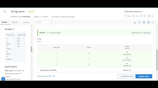 codechef String Game-solution(100%) c++