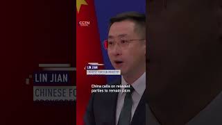 China speaks out after Iran attacks Israel
