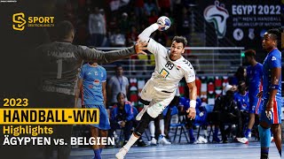 Gelungener Auftakt! Ägypten ohne große Probleme gegen Belgien | SDTV Handball