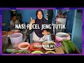 NASI PECEL ENAK JENG TUTIK DI CEPU PAKAI DAUN JATI