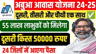 07 जनवरी इन जिलों में किस्त जारी | Abua Awas Yojana Jharkhand |अबूआ आवास योजना पहली किस्त कब मिलेगी