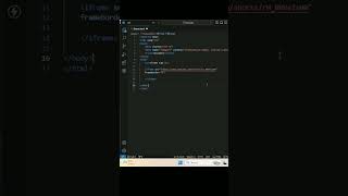 Iframe Tag in HTML | Iframe Tag #coding #iframe #tag #html #video #youtubevideo #webdevelopment