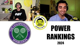 Wimbledon POWER RANKINGS (2024) w/ Alex Gruskin | Monday Match Analysis