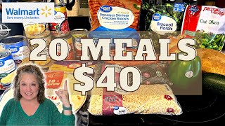 20 MEALS FOR $40 || EXTREME BUDGET MEALS || CHEAP MEALS