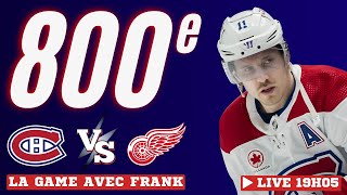 Canadiens VS Red Wings 23 Janvier 2025 LIVE