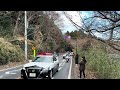 4k対応　2025年　第101回 箱根駅伝　５区　箱根　『hang in there』専修大学 with japanes police cars