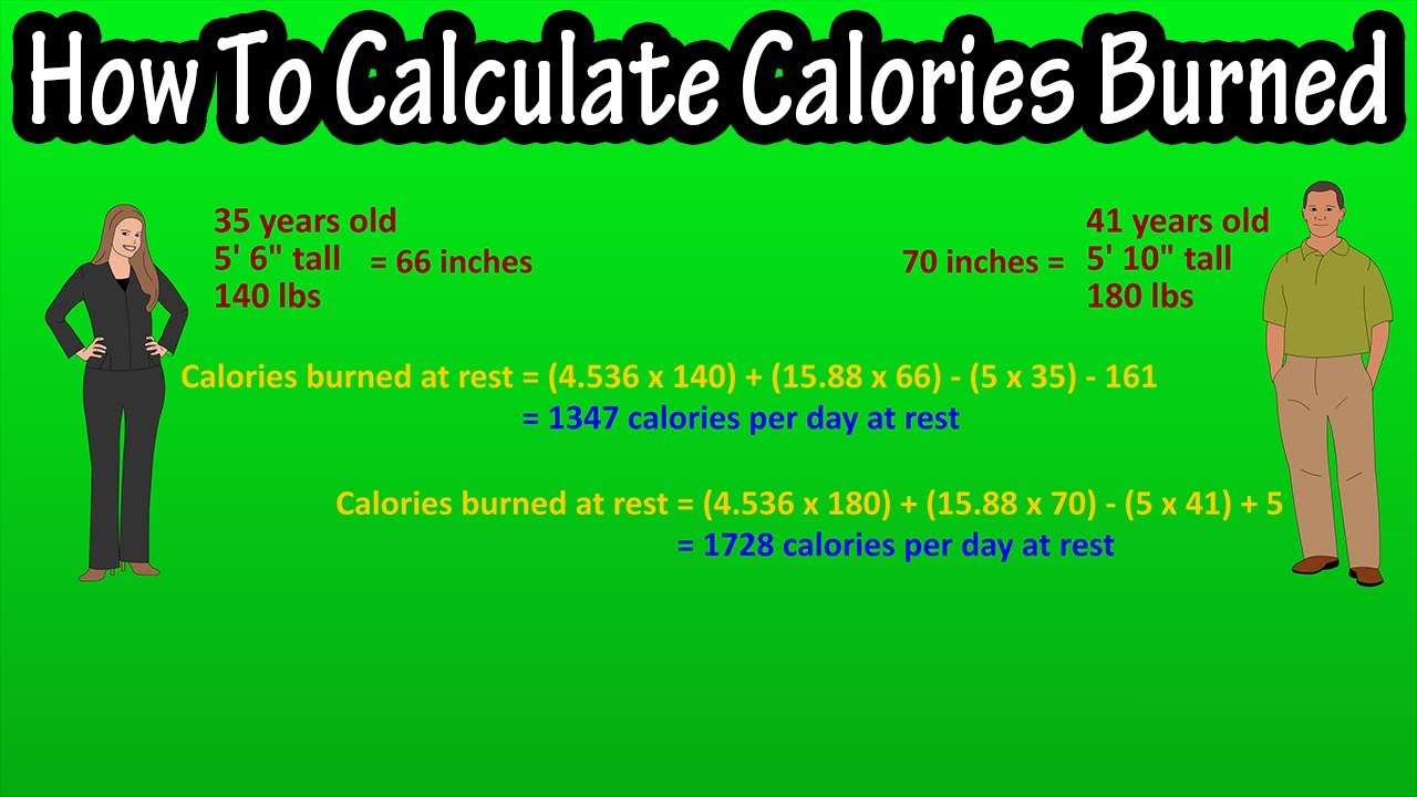 How To Calculate (Estimated) Calories Burned In A Day Explained ...