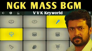 NGK Mass BGM (Drums & Piano Cover) by VVK Keyworld | Walk Band Tamil Songs