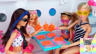 Barbie Sisters Vacation Pink Passport Cruise Ship with Swimming Pool Bathing Swim Suit Cake Part 2