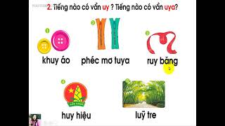 Tuần 22 - Tiếng Việt lớp 1, Bài 115: uy, uya