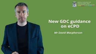 New GDC guidance on enhanced CPD