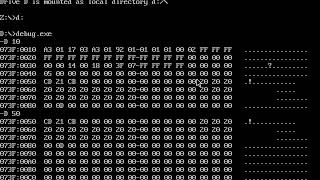 Debug exe en DOSBOX