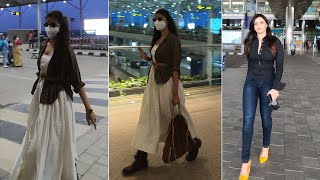 Actress Keerthy Suresh & Mannara Chopra Snapped At Airport | Daily Culture