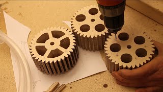 Making Gears for the Lifting Mechanism Prologue#6 Musical Marble Machine