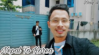 Nepal To Korea ✈️ Day 4 | Bikash Lama @SundarBinitaVlog