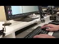 asmr logitech wireless touch keyboard k400 with built in multi touch touchpad typing sound test