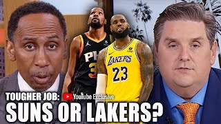 Suns & Lakers TRICKY offseasons + Jalen Brunson an ALL-TIME Knick? | First Take