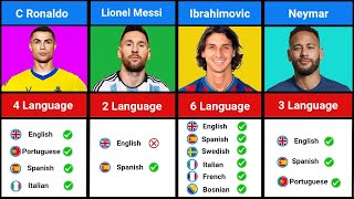Famous Footballers How Many Languages They Can Speak? | Comparison Video