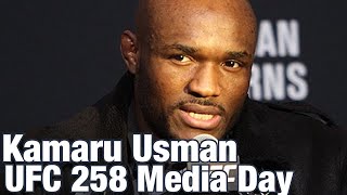Kamaru Usman: Burns is the most Dangerous Guy for me | UFC 258 Media Day