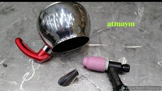 çaydanlık tamiri nasıl yapılır.(how to repair a kettle)