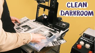 Clean Darkroom, Ilford film and new storage for prints