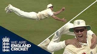 Andrew Strauss Superman Catch: 4th Test Trent Bridge Ashes 2005 - Live Coverage