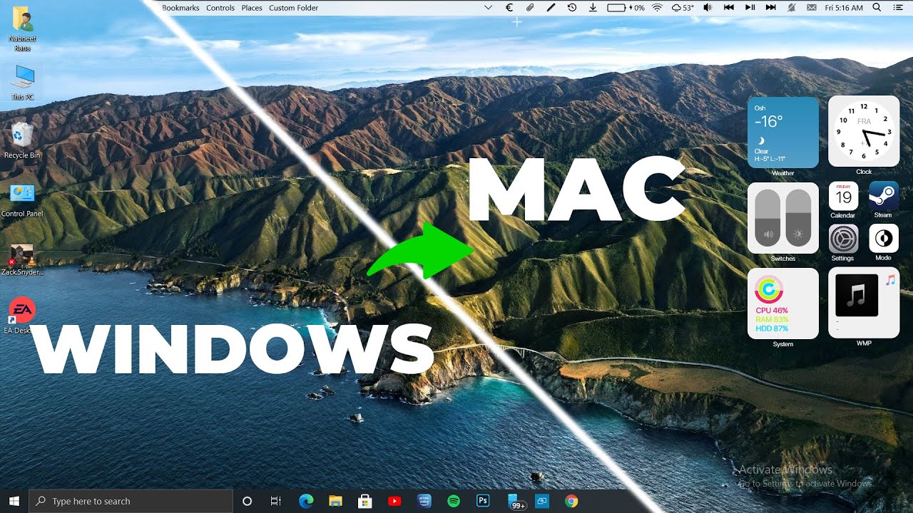 Make Windows 10 Look Like Macos Ultraver