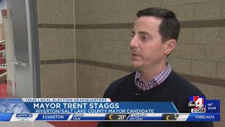 Riverton Mayor Trent Staggs announces bid for Salt Lake County mayor