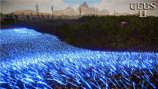 Lightsabers Clash: Jedi Warriors vs Axe Infantries | Ultimate Epic Battle Simulator 2 | UEBS 2
