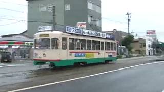 【路面電車動画】富山地鉄０２　つりかけの音　デ７０００形