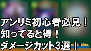 【アンリミ初心者向け】知るだけで得をする！厳選に厳選を重ねたダメージカット3選！【シャドバ/アンリミ/DOV】