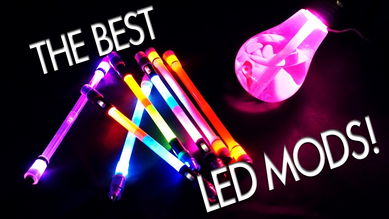 Pen Spinning Mods Top 3 Led Pen Mods Youtube