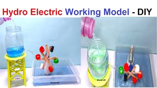 hydro electricity working model for science exhibition - inspire award science project | DIY pandit