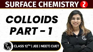 Surface Chemistry 02 | Colloids Part - 1 | Pure English | 12th JEE/NEET/CUET