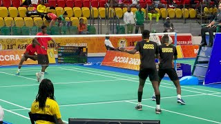 African Games 2023: Ghana vs Burundi - Men’s Double Badminton 🏸 🇬🇭 🇧🇮