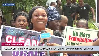 Ogale Community Protests Eleme Oil Spill, Seeks Compensation For Environmental Pollution