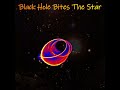 Black Hole Bites The Star #space #shorts #blackhole