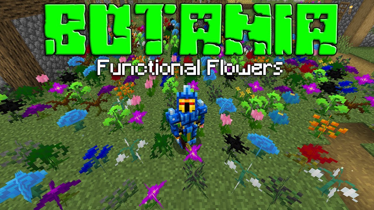 Functional Flowers Botania Pt 7 Minecraft 1 15 Mod Guide Youtube