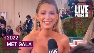 Blake Lively's Lady Liberty Gown Transforms at Met Gala 2022 (Exclusive) | E!