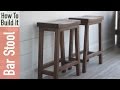 How to Build a Counter Height Bar Stool with a Curved Seat for $10