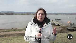 VOA’s Myroslava Gongadze Reports From NATO Exercises in Poland  | VOA News