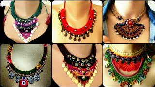 Gorgeous handmade crochet necklace designs and crochet jewellery collection