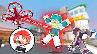 【マイクラ】ドローンに見つかると罰ゲームが与えられる鬼ごっこ【マインクラフト】