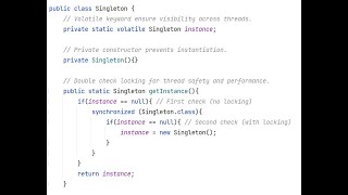 Thread-Safe Singleton in java (Lazy Initialization)