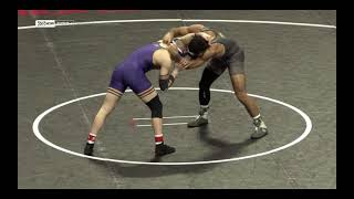 184lbs Parker Keckeisen (UNI) dec Alan Clothier (Northern Colorado)