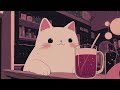 cute cafe cat 🐾 lofi jazz cozy retro aesthetic to relax u0026 study