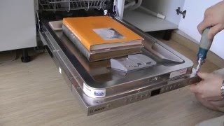 Посудомоечная машина BOSCH spv58m50ru. Монтаж и настройка жесткости воды.