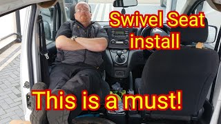 Swivel Seat install | Nissan E-NV200 | Camper build | Van Life